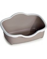 Stefanplast kassi liivakast Tres Chic / lahtine / 56x38,5x26cm / valge / helehall