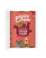 Edgard Cooper koerakonserv kanaliha ja lõhega, seenior / 400g