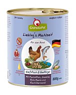 Liebling´s Mahlzeit teraviljavaba konservtoit koertele valge kala ja linnulihaga kartuli, peedi, lehtpeedi kuningakepiõliga / 800g