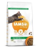 Kuiv täissööt IAMS CAT Adult lambalihaga 1,5 kg kassidele