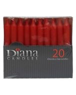 Kvaliteetsest parafiinist lõhnata kuuseküünalde komplekt. Diana sveces