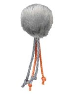 Kassi mänguasi Karvane pall nööridega / Ø4cm