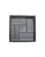 Plastvorm Plaat (puidumustriga ruut keskel) / 30x30x3cm