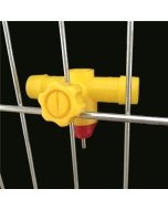 Puuri külge kinnitatav nippel / kollane