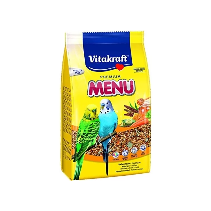 Menu Vital Honey / toit viirpapagoidele / 1kg