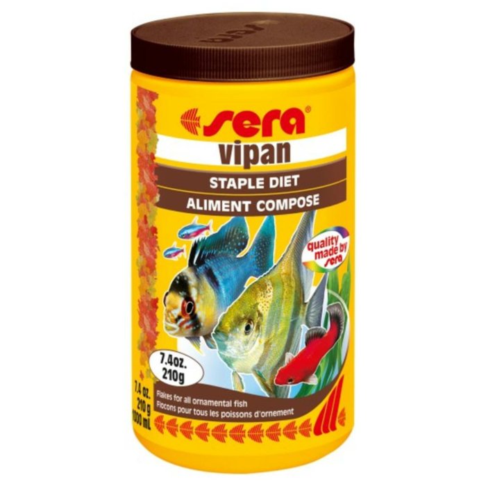 SERA 'Vipan' хлопьевидный корм для рыбок / 1000ml