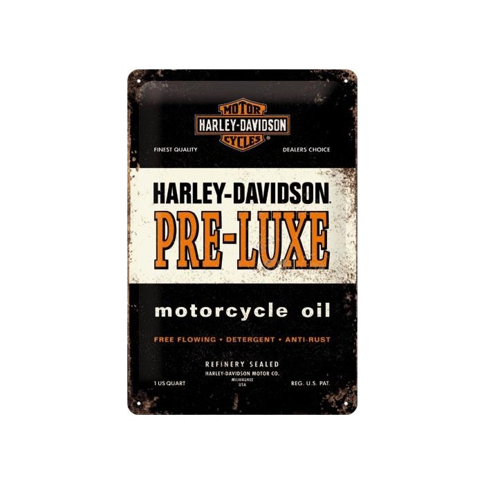 Metallplaat 20x30cm / Harley-Davidson Pre-Luxe / KO