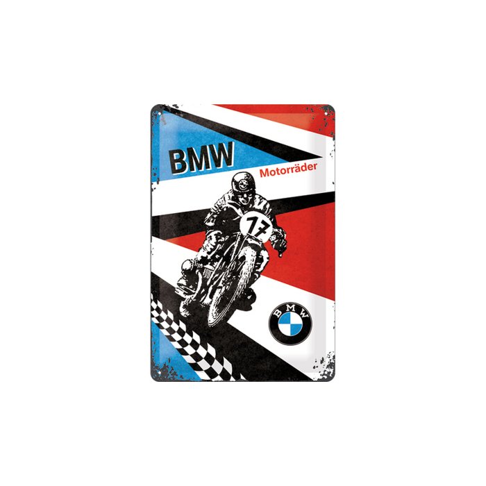 Metallplaat 20x30cm / BMW Motorräder / KO
