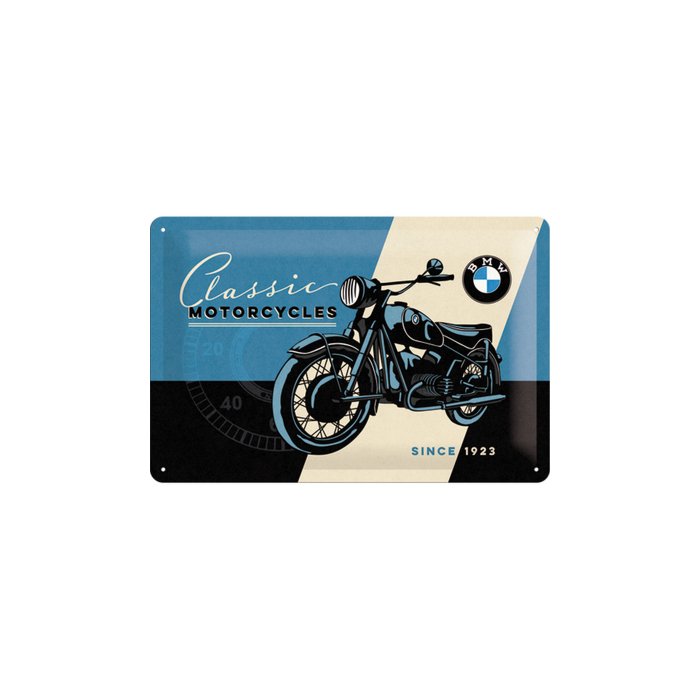Metallplaat 20x30cm / BMW Classic Motorcycles / KO