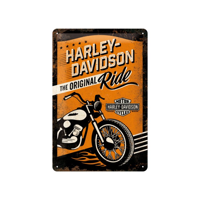 Metallplaat 20x30cm / Harley-Davidson The Original Ride / KO