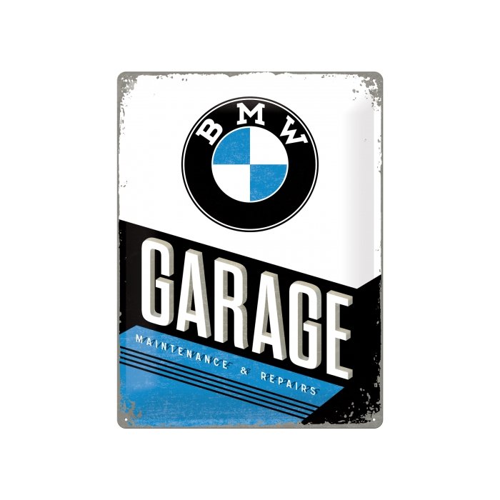 Metallplaat 30x40cm / BMW Garage 