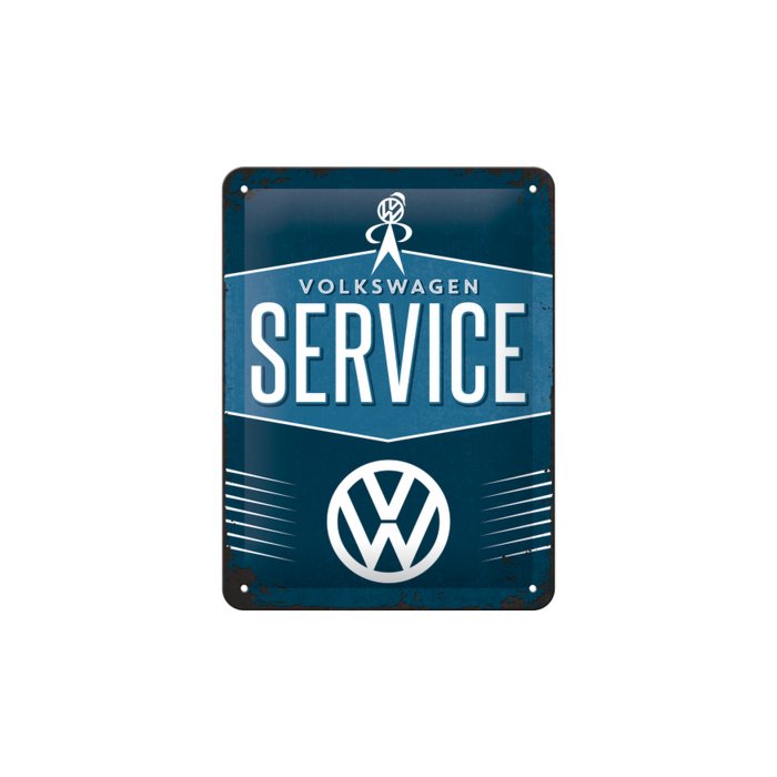 Metallplaat 15x20cm / VW Service