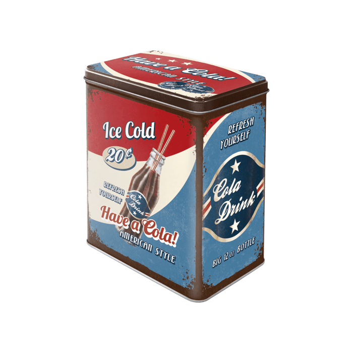 Metallpurk L / 3D Have a Cola!