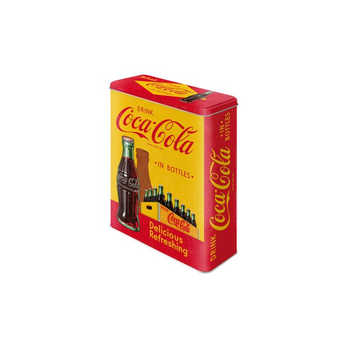 Metallpurk / XL / 3D Coca-Cola in bottles / LM