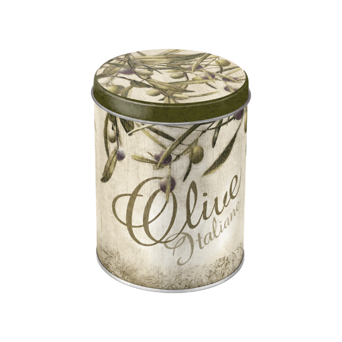 Metallpurk ümar / Olive Italiane