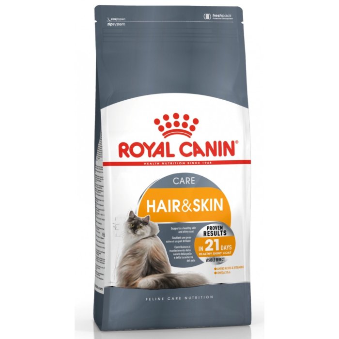 Royal Canin täistoit kassidele Hair & Skin care / 4 kg