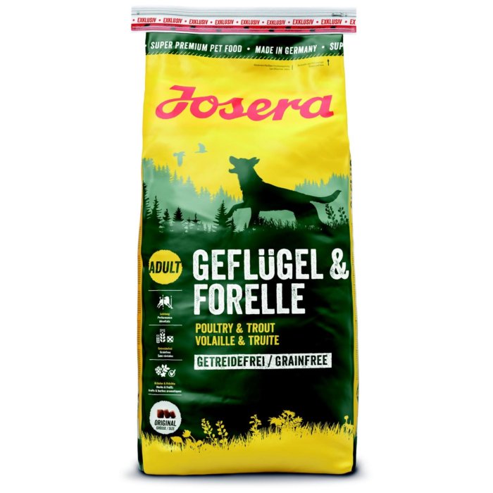 Josera Poultry & Trout teraviljavaba koeratoit / 12,5kg