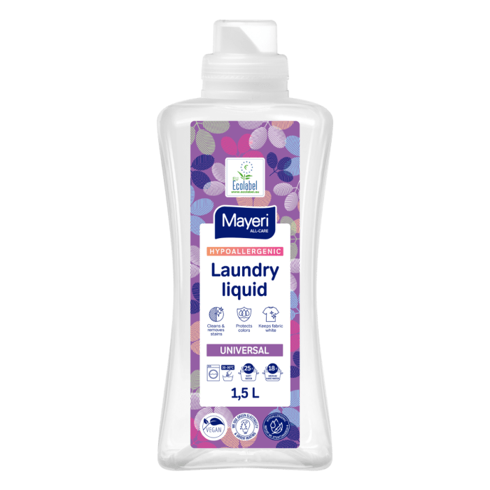 Pesugeel Universal hüpoallergeenne Mayeri All-Care 1,5L