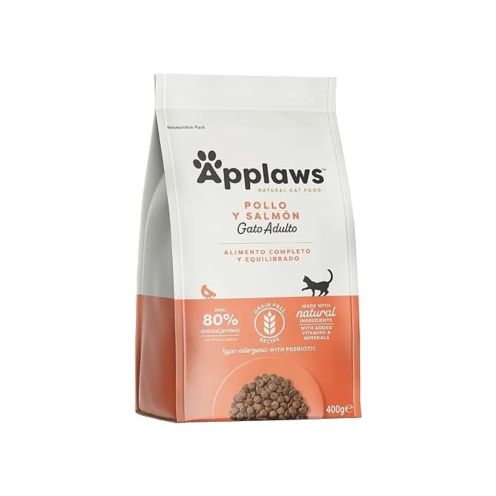 Applaws Natural Adult Cat Chicken/Salmon graanulid kassidele kanaliha ja lõhega