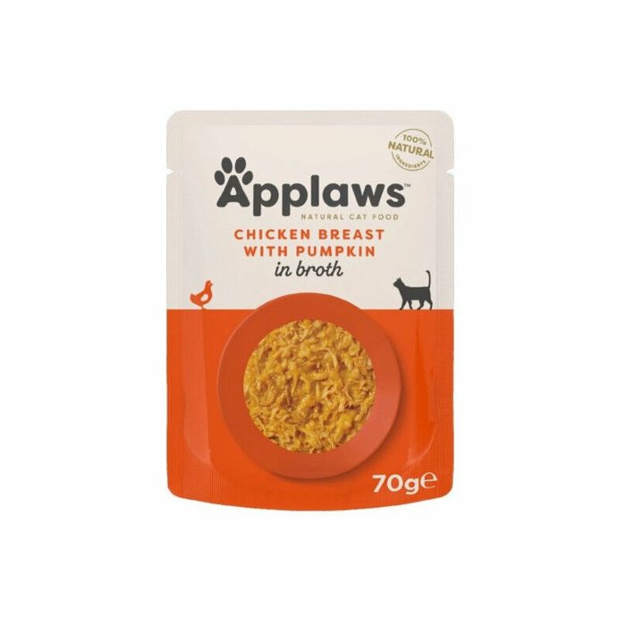 Applaws Cat Food einekotike kana/kõrvits / 70g