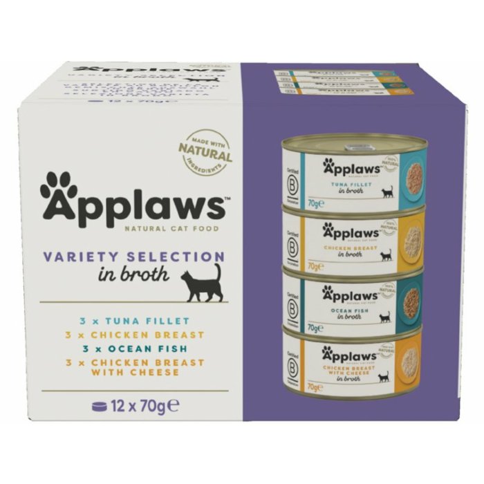 Applaws Cat konserv Selection pack supreme / 12x70g