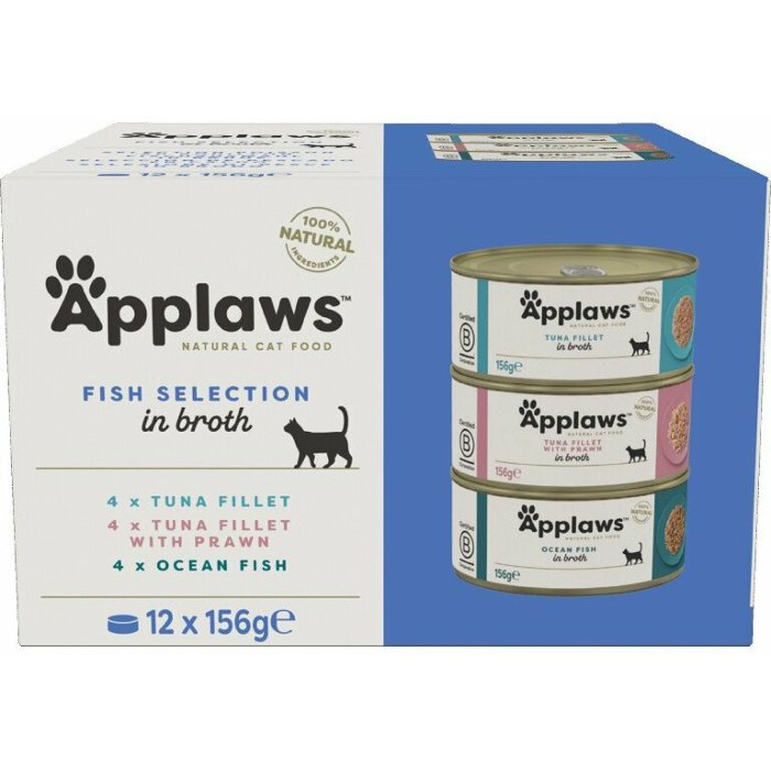 Applaws Cat konserv Fish Selection Multipack / 12x156g