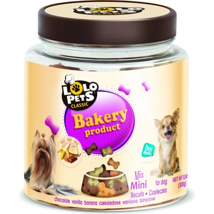 LOLO Pets küpsiste valik koertele Mini Mix  / 300g