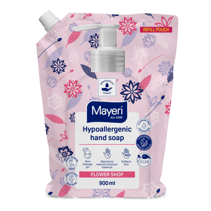 Vedelseep Flower Shop hüpoallergeenne Mayeri All-Care  900ml täitepakk