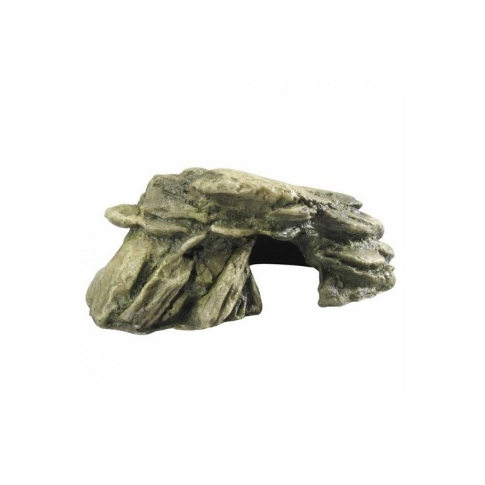 Akvaariumi dekoor Kivi koos samblaga M 20cm roheline