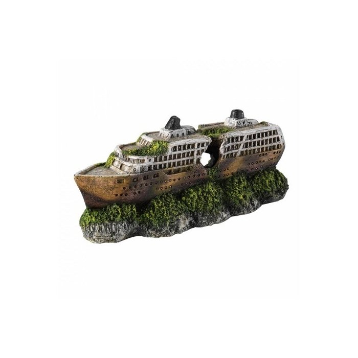 Akvaariumi dekoor Paquebot De Croisiere Mini 19,5x7,5x8cm