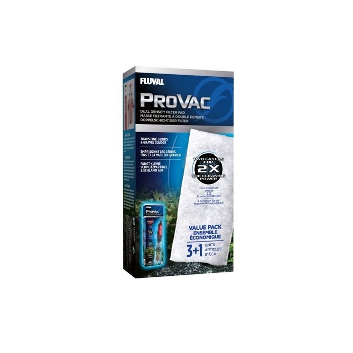 Akvaariumi filter Fluval Pro Vac+ filtripadi (4tk)