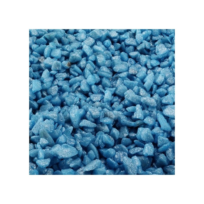Akvaariumikruus Glamour Stone/India 6-9mm 2kg sinine