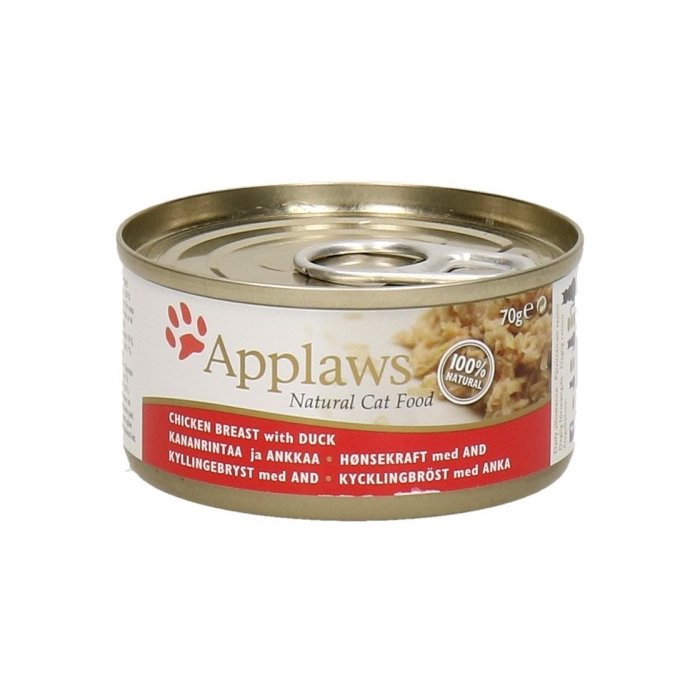 Applaws Cat konserv kanafilee ja pardilihaga / 70g