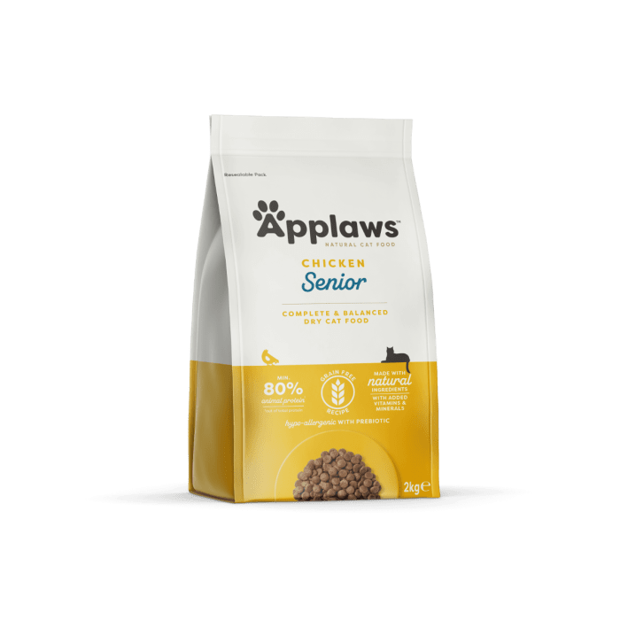 Applaws Dry Chicken Senior kassitoit eakatele kassidele 