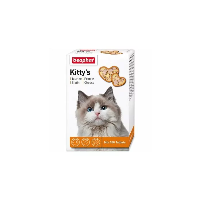 Beaphar Кормовая добавка Kitty's Mix для кошек, 180 тбл
