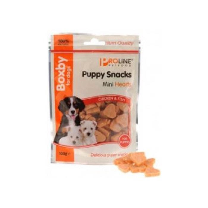 Boxby maius Puppy Snacks Mini Hearts / 100g