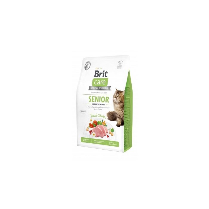 Brit Care Cat Grain-Free Senior Weight Control kassitoit 7 kg