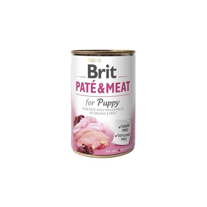 Brit Care Chicken & Turkey Paté & Meat for Puppy konserv kutsikatele 400g