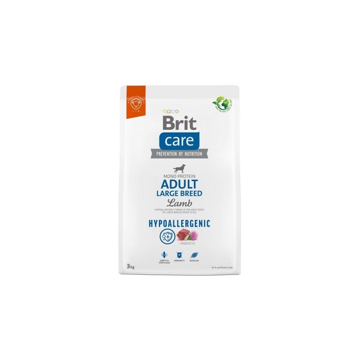 Brit Care Hypoallergenic Adult Large Breed / Lamb&Rice / 3kg