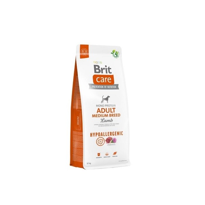 Brit Care Hypoallergenic Adult Medium Breed Lamb koeratoit 12kg