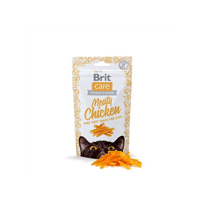 Brit Care Cat Snack Meaty Pollo maius kanaga / 50g