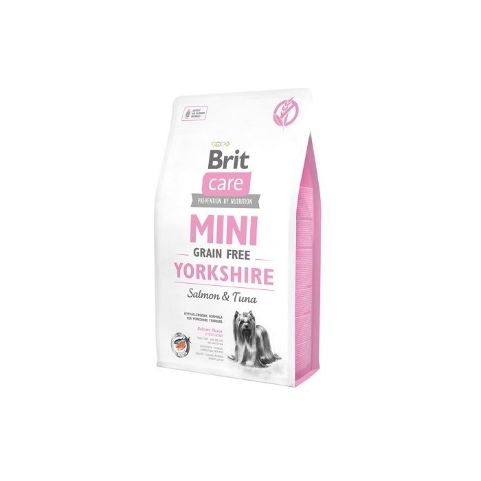 Brit Care MINI Yorkshire teraviljavaba koeratoit Lõhe&tuunikalaga / 2kg 