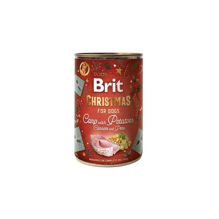 Brit Care Mono Protein Christmas konserv koertele 400g