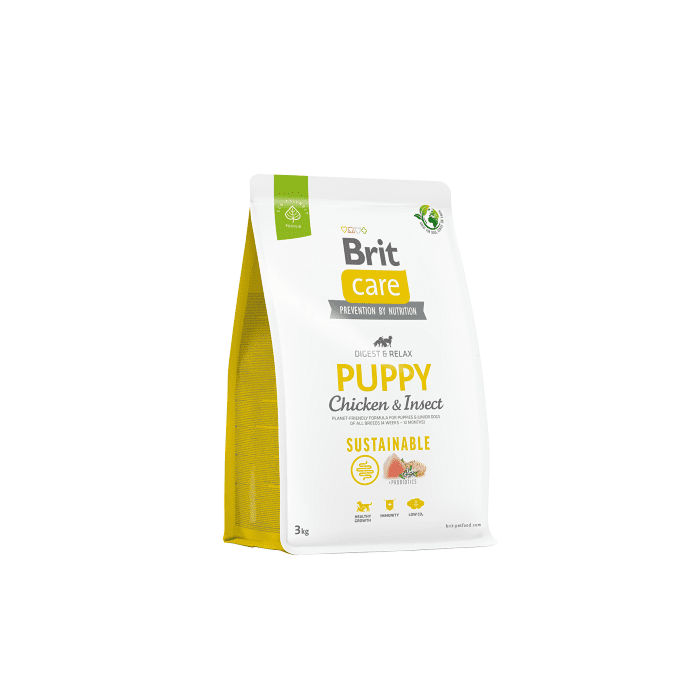 Brit Care Sustainable Puppy Chicken&Insect koeratoit 3kg