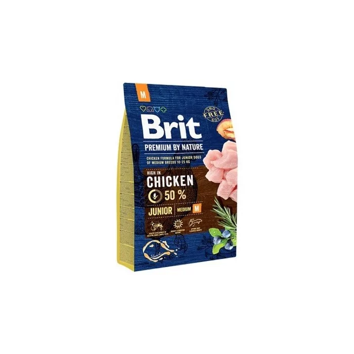 Brit Premium by Nature Junior M koeratoit 3kg