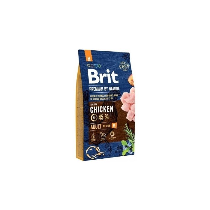 Brit Premium by Nature Adult M koeratoit / 8kg