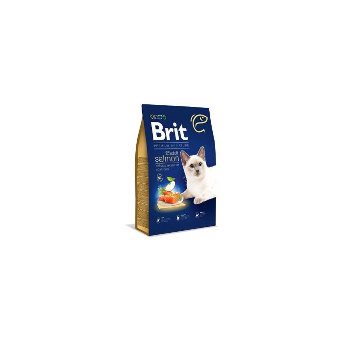 Brit Premium by Nature Cat Salmon kassidele lõhega / 8kg