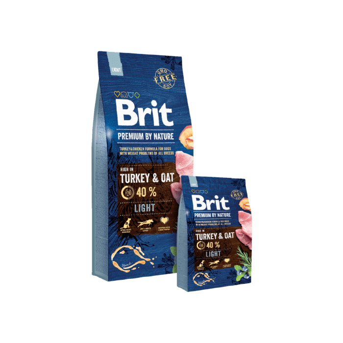 Brit Premium by Nature Light Turkey&Oat kalkunilihaga 3kg