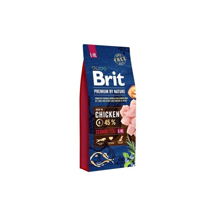 Brit Premium by Nature Senior L koeratoit / 15kg 