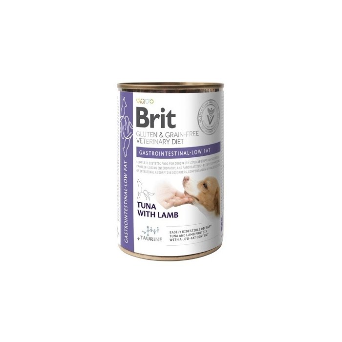 Brit Veterinary Diet Gastrointestinal - Low Fat konserv koerale 400g